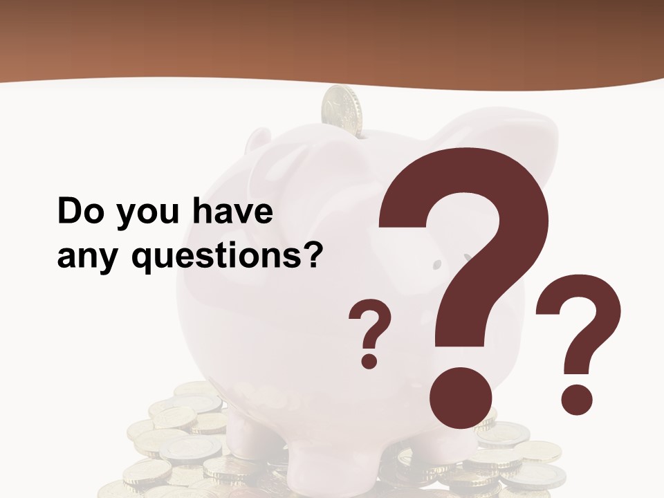 Poverty Finances Debt PowerPoint Template