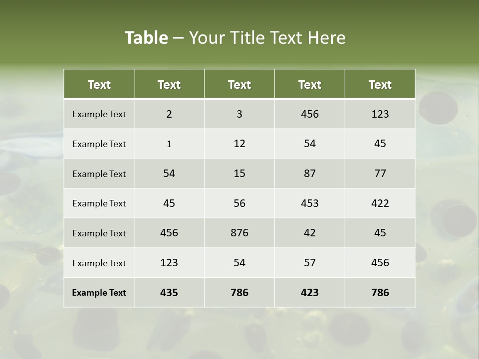 Pattern Spawning Wild PowerPoint Template