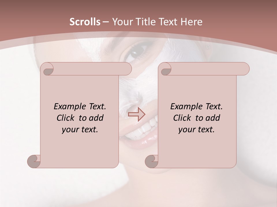 Skin Angle Young PowerPoint Template