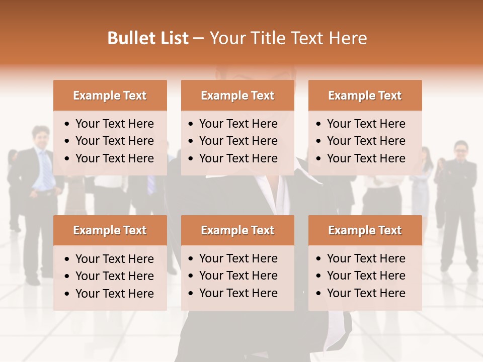 White Together Girl PowerPoint Template