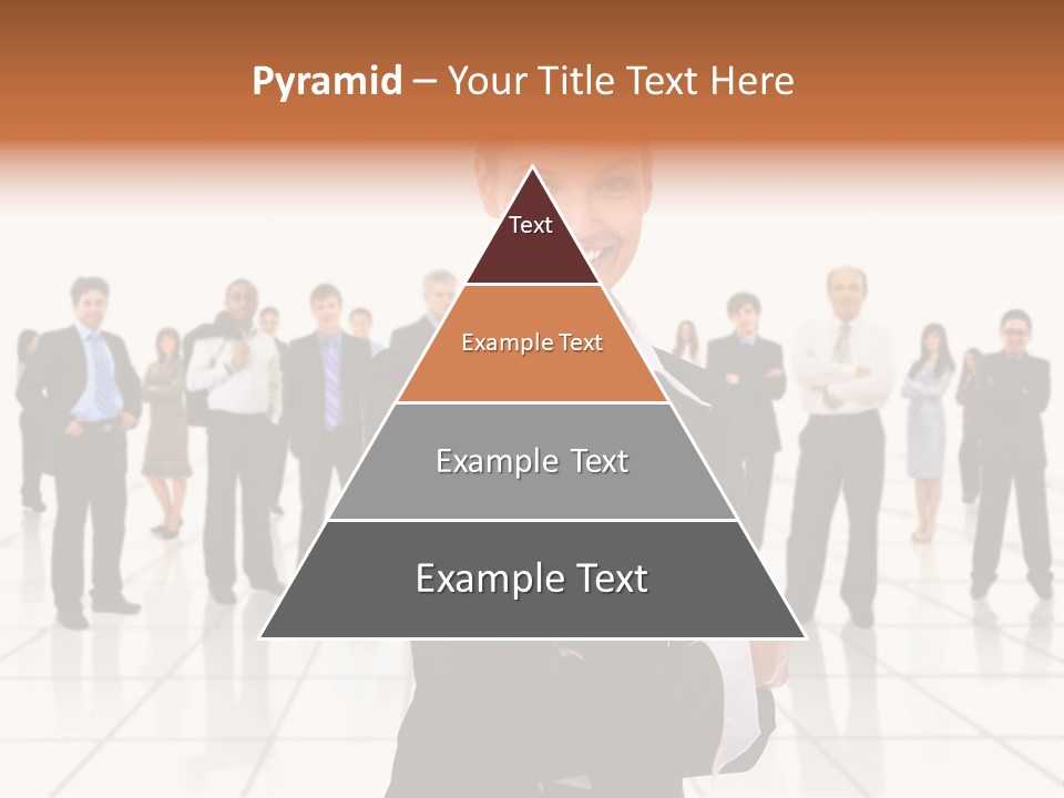 White Together Girl PowerPoint Template