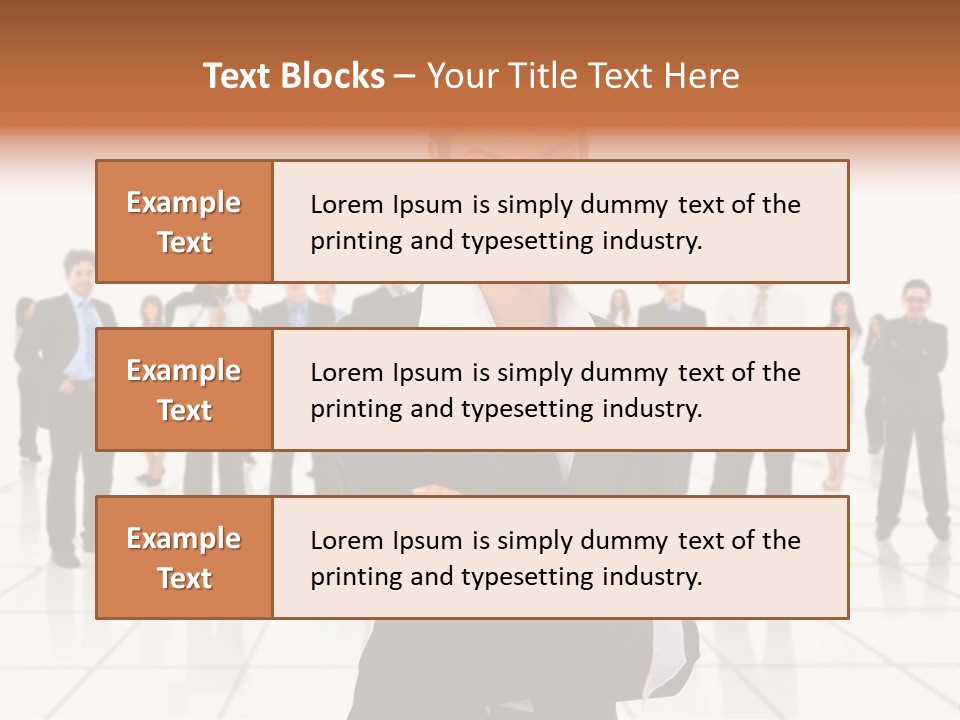 White Together Girl PowerPoint Template