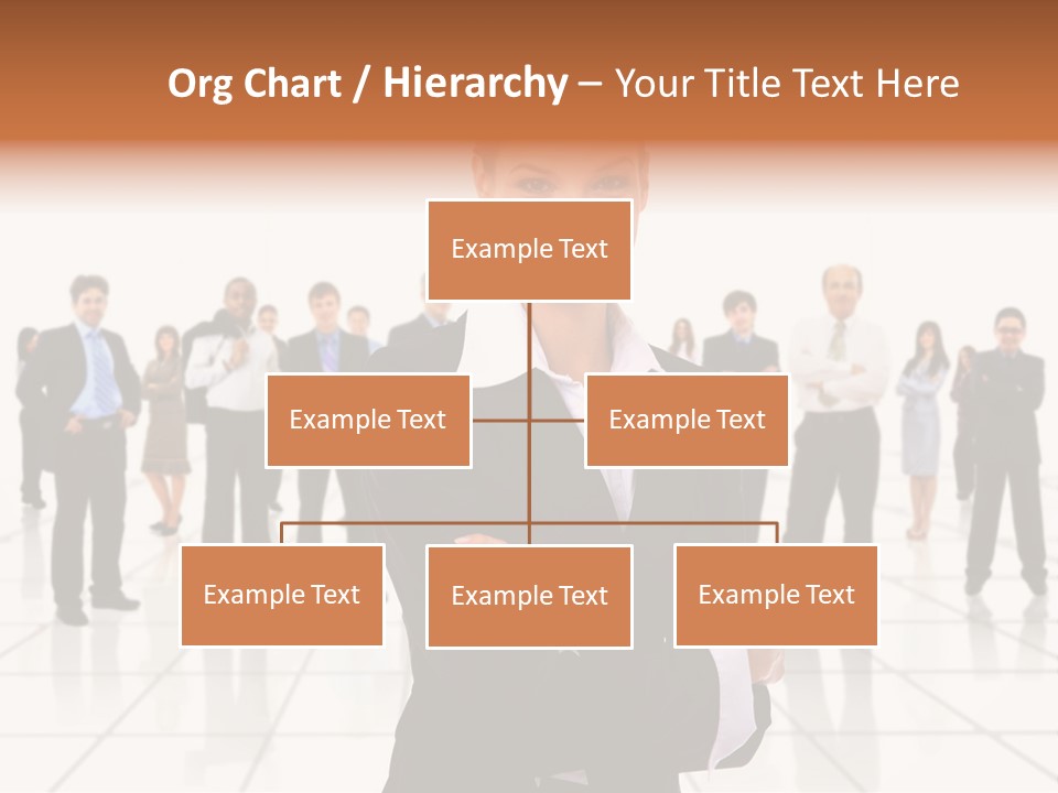 White Together Girl PowerPoint Template