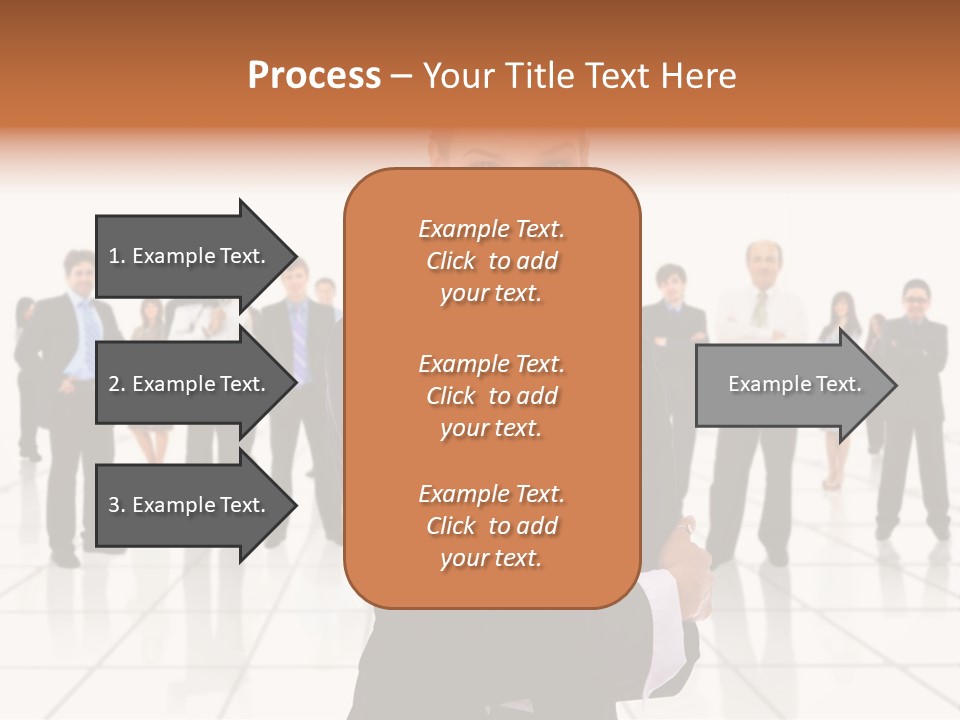 White Together Girl PowerPoint Template