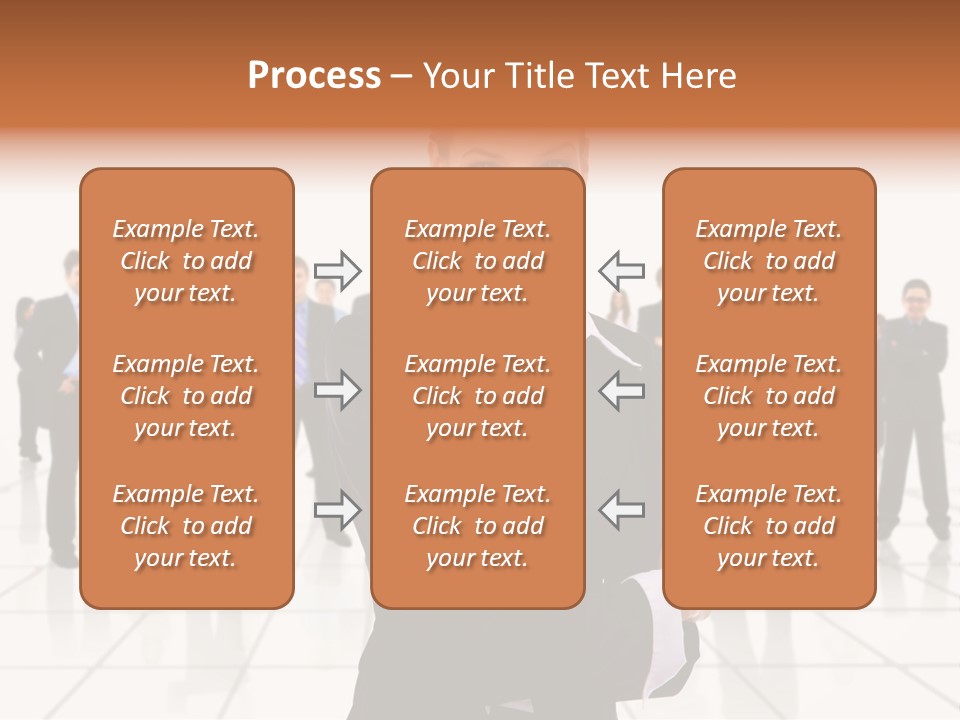 White Together Girl PowerPoint Template