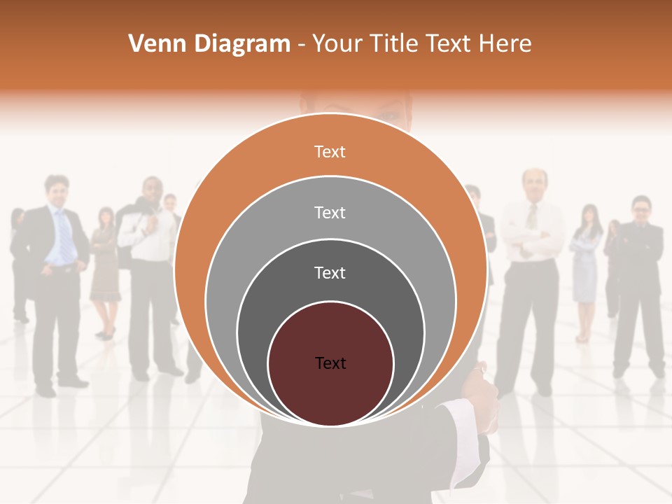 White Together Girl PowerPoint Template