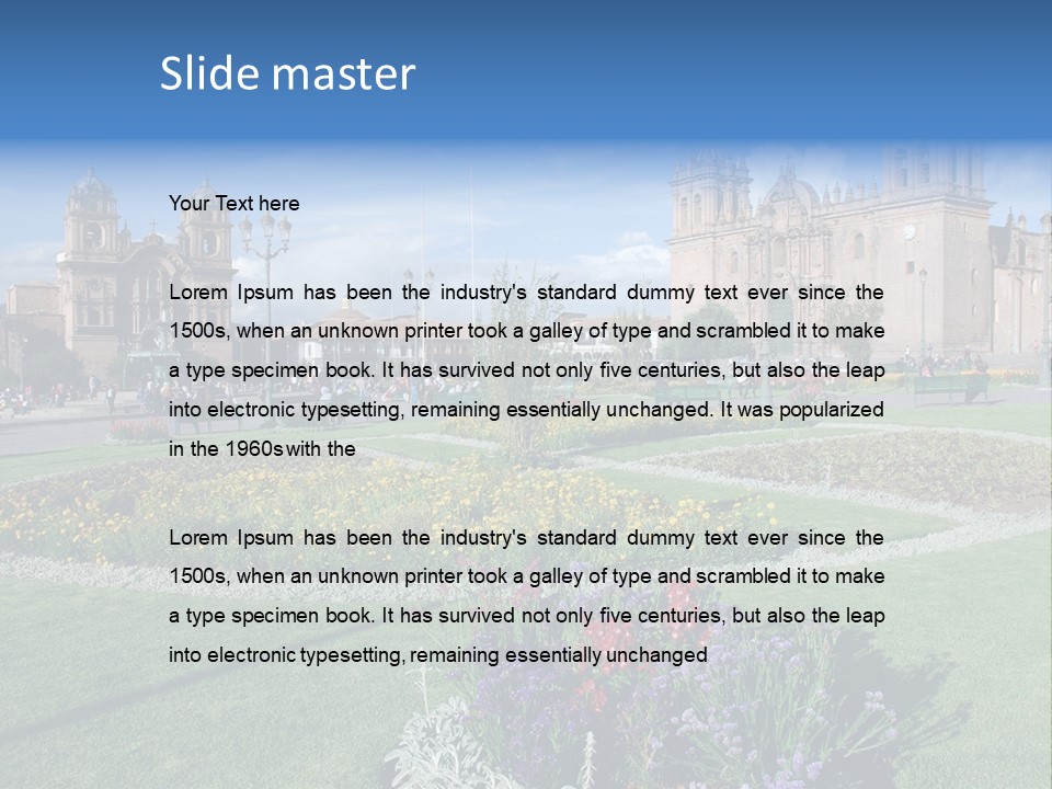 Arms Bricks Architecture PowerPoint Template