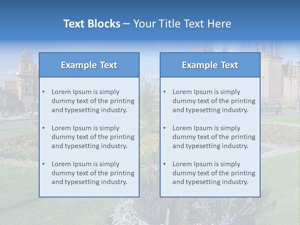 Arms Bricks Architecture PowerPoint Template