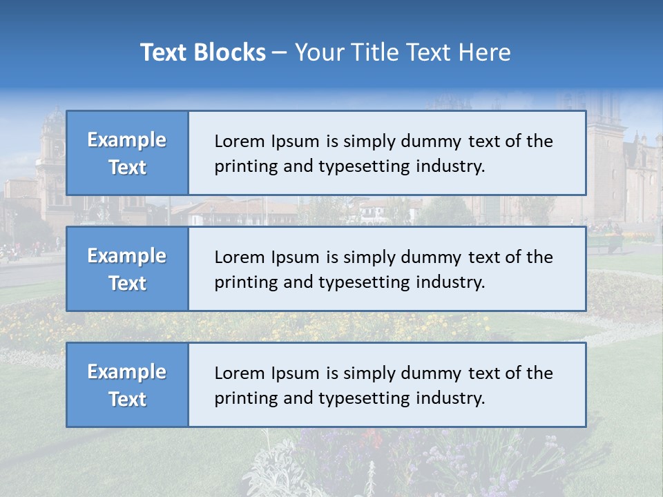 Arms Bricks Architecture PowerPoint Template