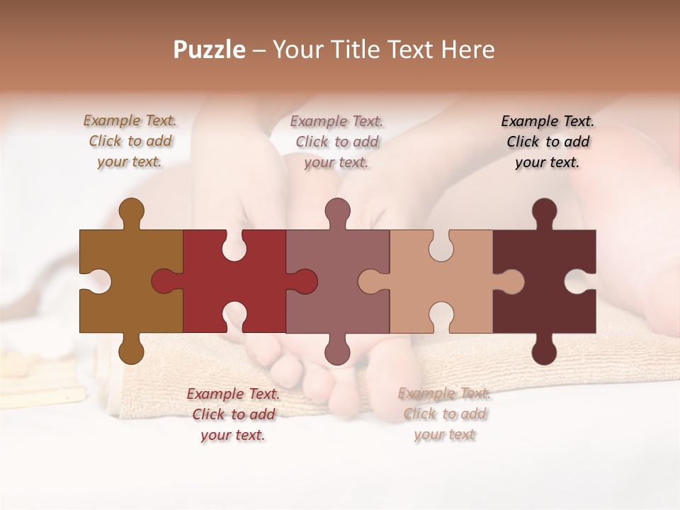 Joy White Resting PowerPoint Template