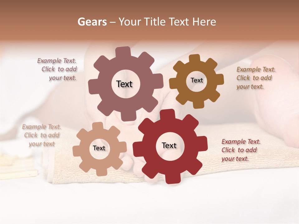 Joy White Resting PowerPoint Template