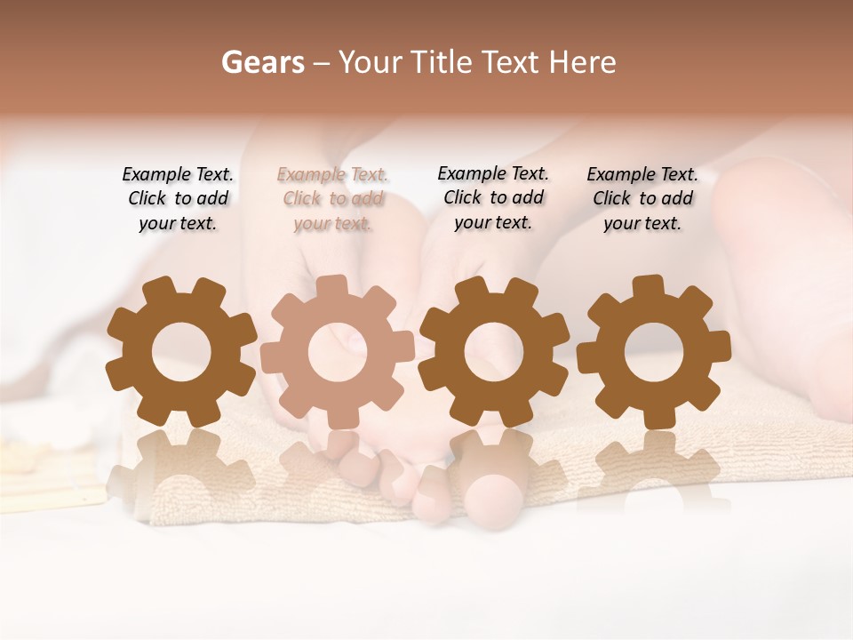 Joy White Resting PowerPoint Template