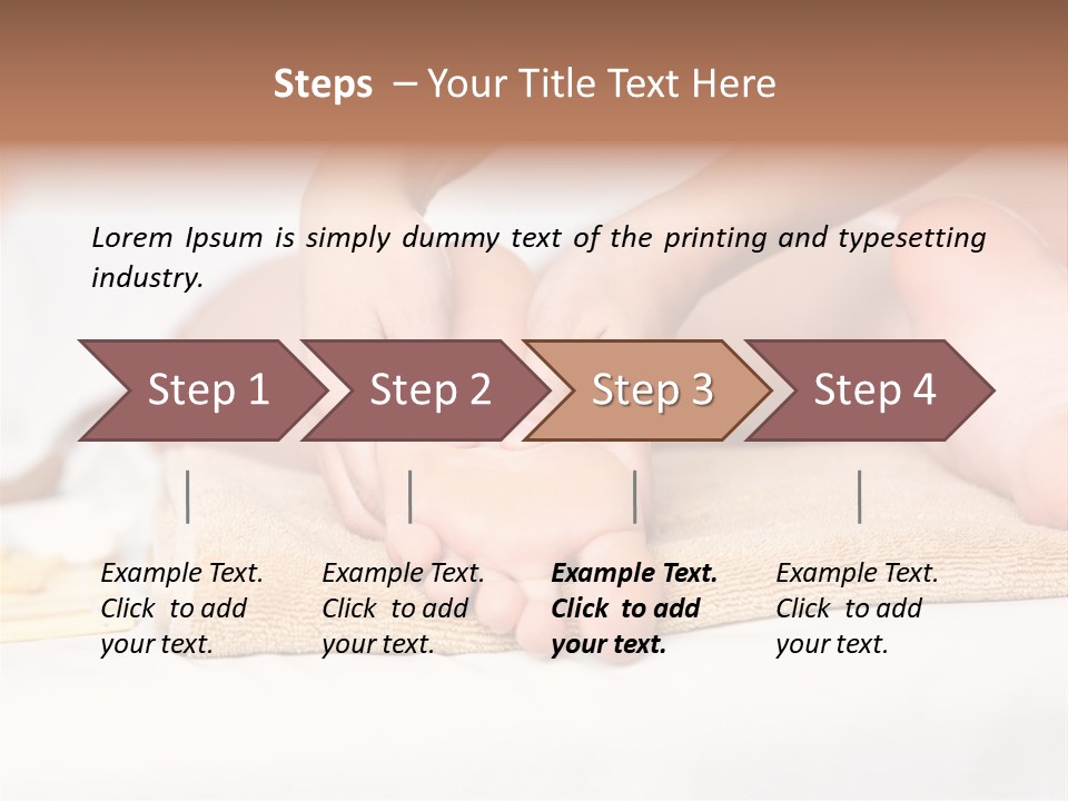 Joy White Resting PowerPoint Template