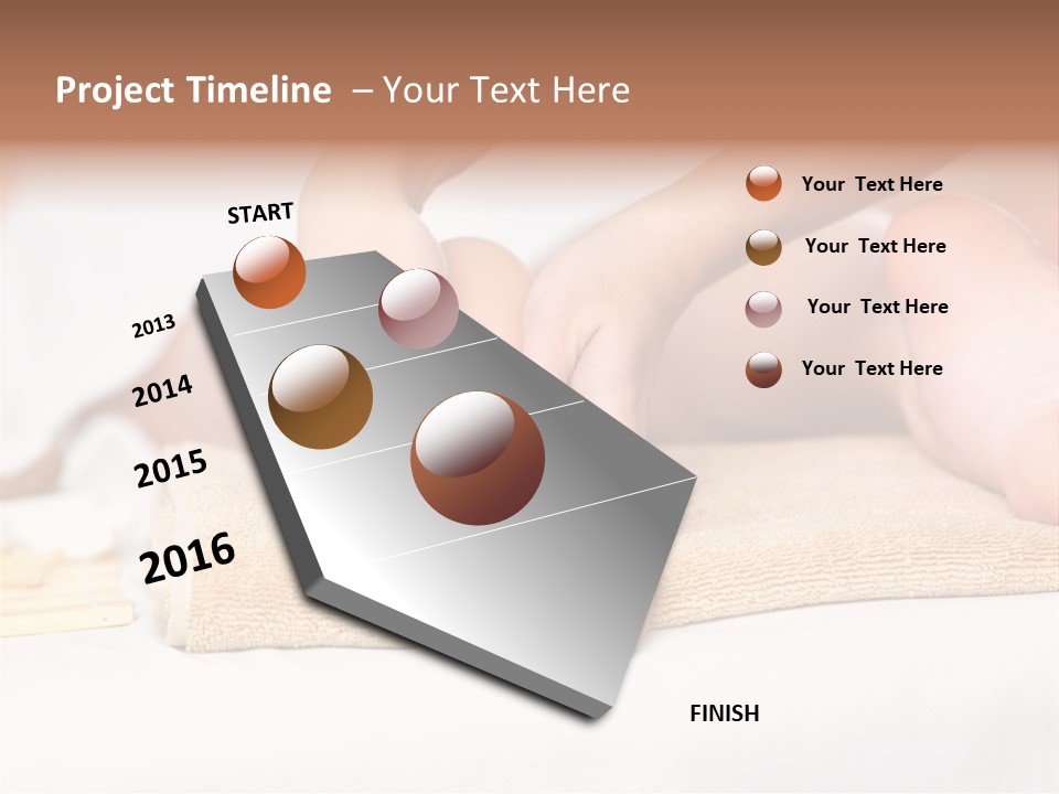 Joy White Resting PowerPoint Template