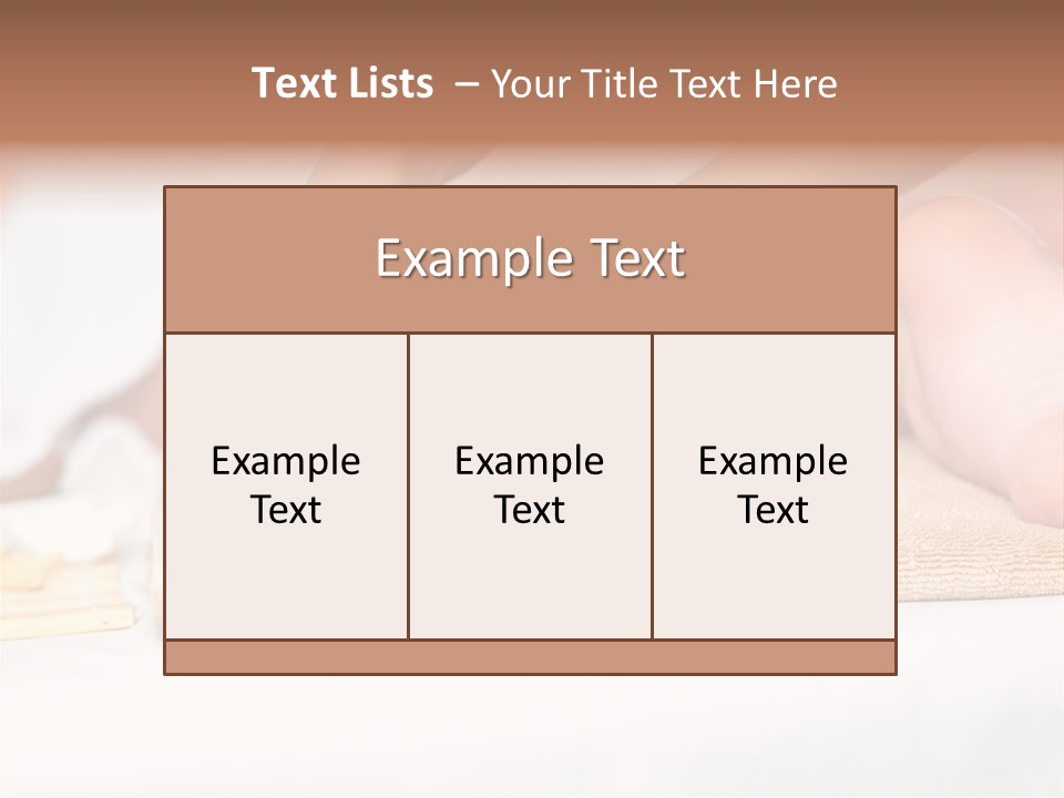 Joy White Resting PowerPoint Template