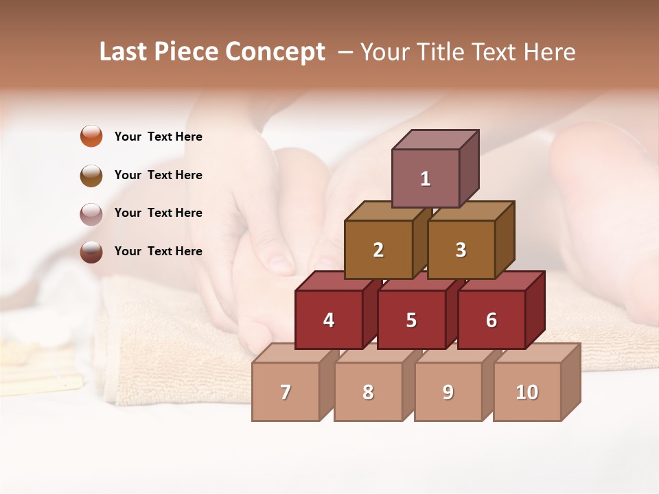 Joy White Resting PowerPoint Template