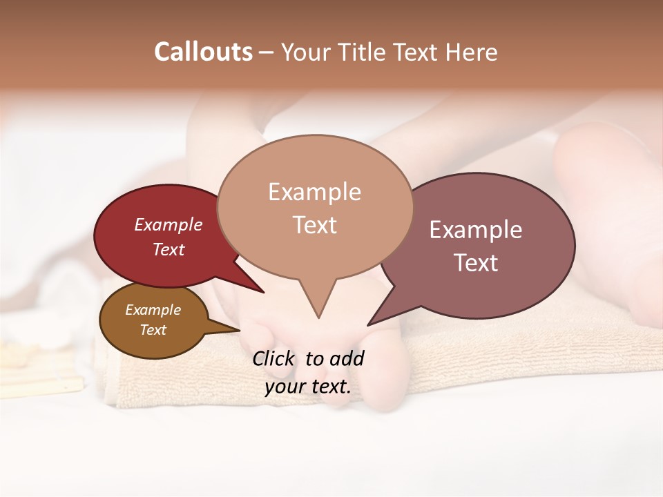 Joy White Resting PowerPoint Template