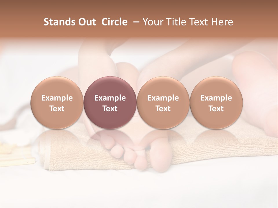 Joy White Resting PowerPoint Template