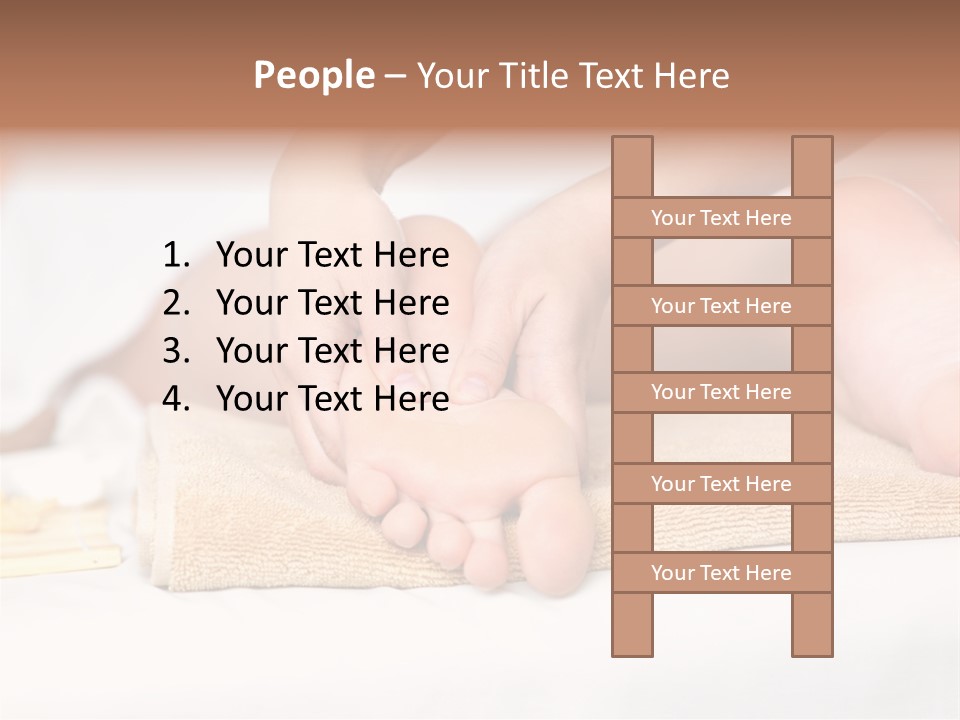 Joy White Resting PowerPoint Template