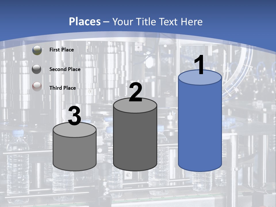 Transportation Bottle Photography PowerPoint Template