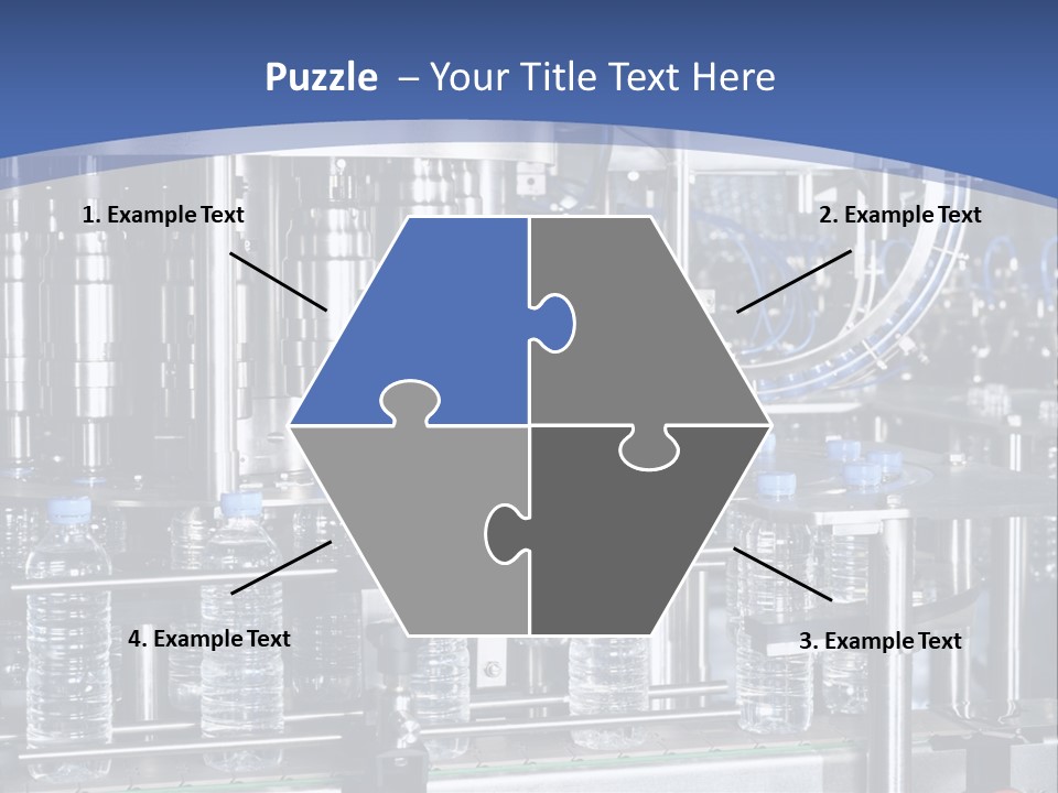 Transportation Bottle Photography PowerPoint Template