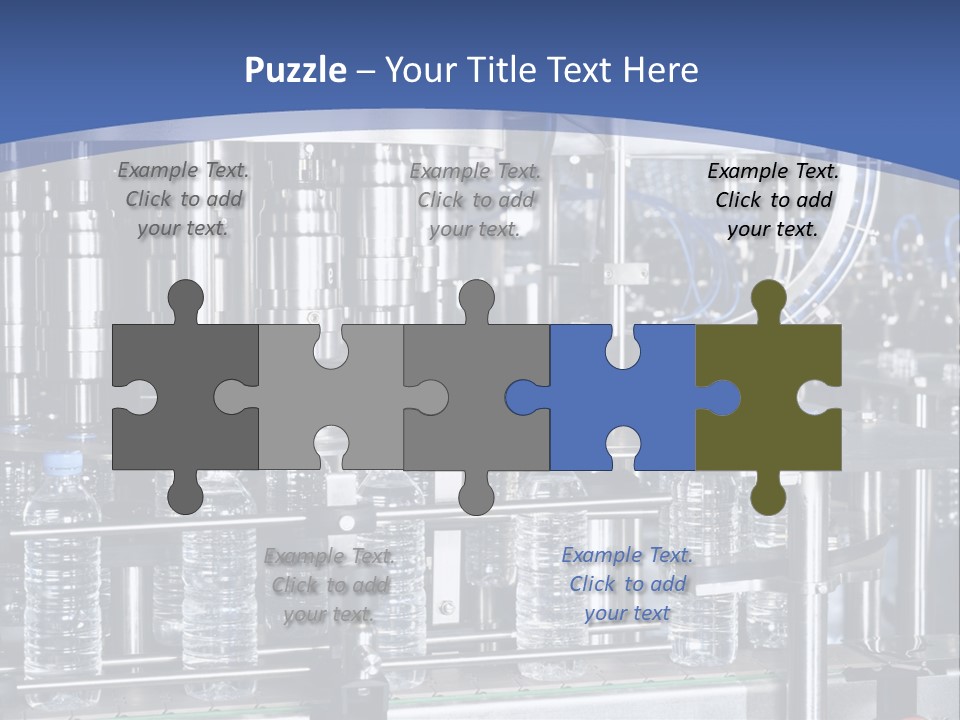 Transportation Bottle Photography PowerPoint Template