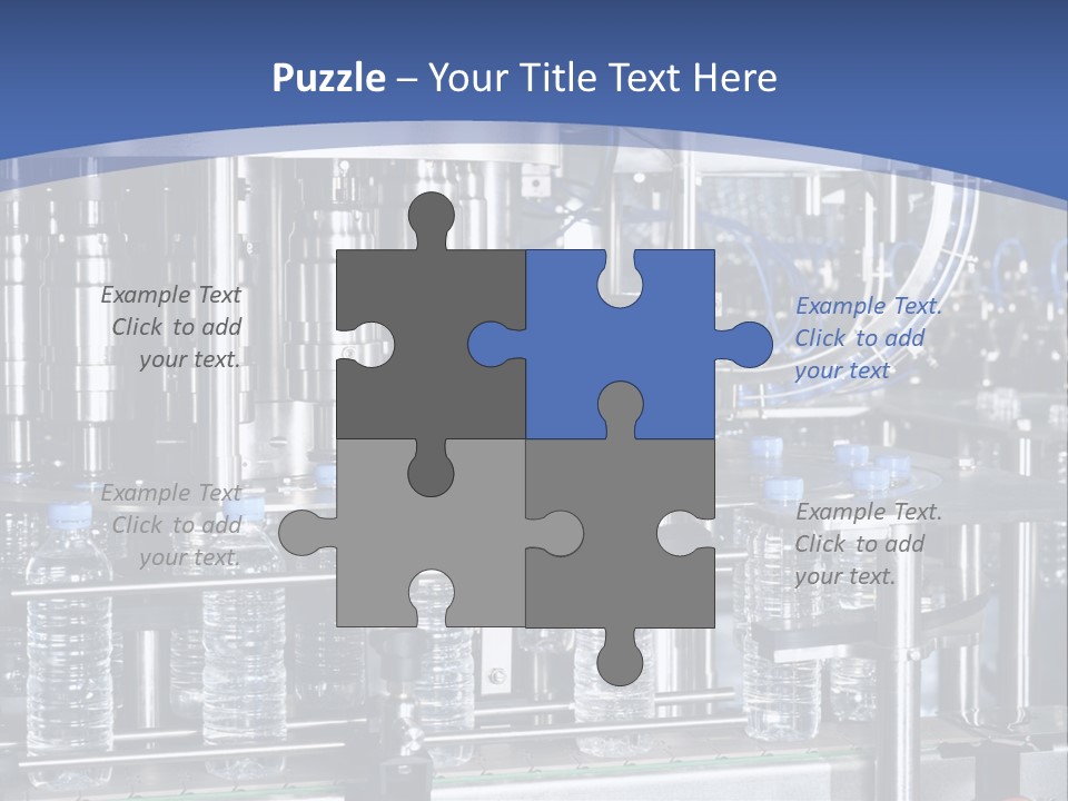 Transportation Bottle Photography PowerPoint Template