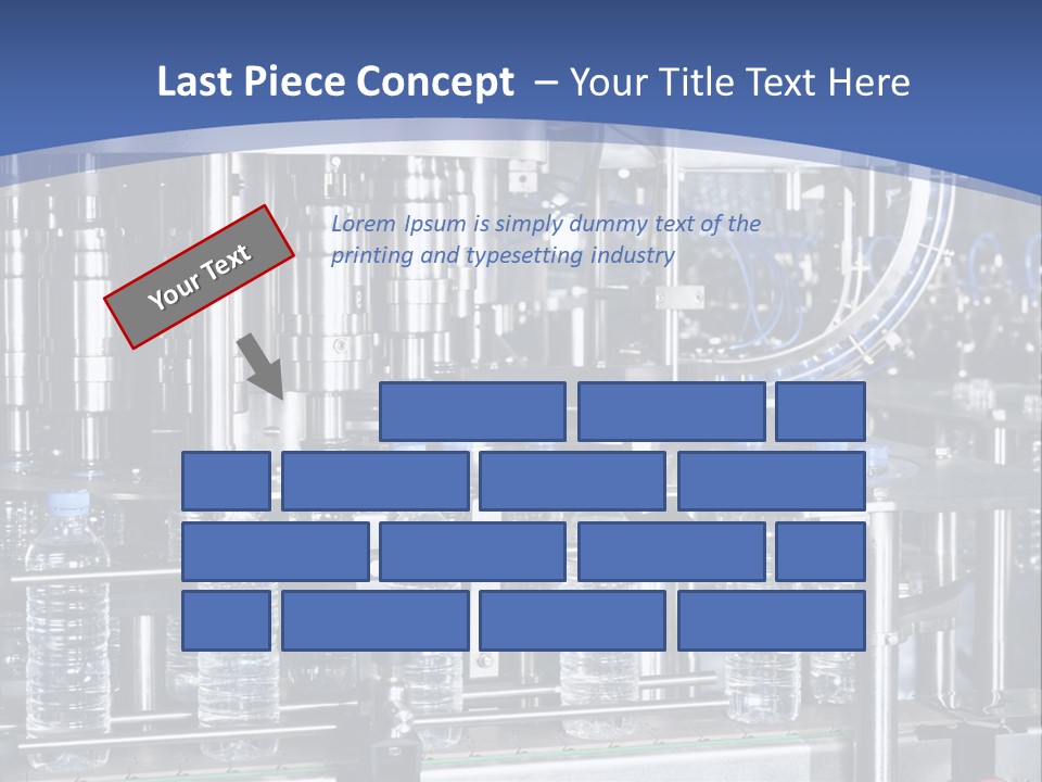 Transportation Bottle Photography PowerPoint Template