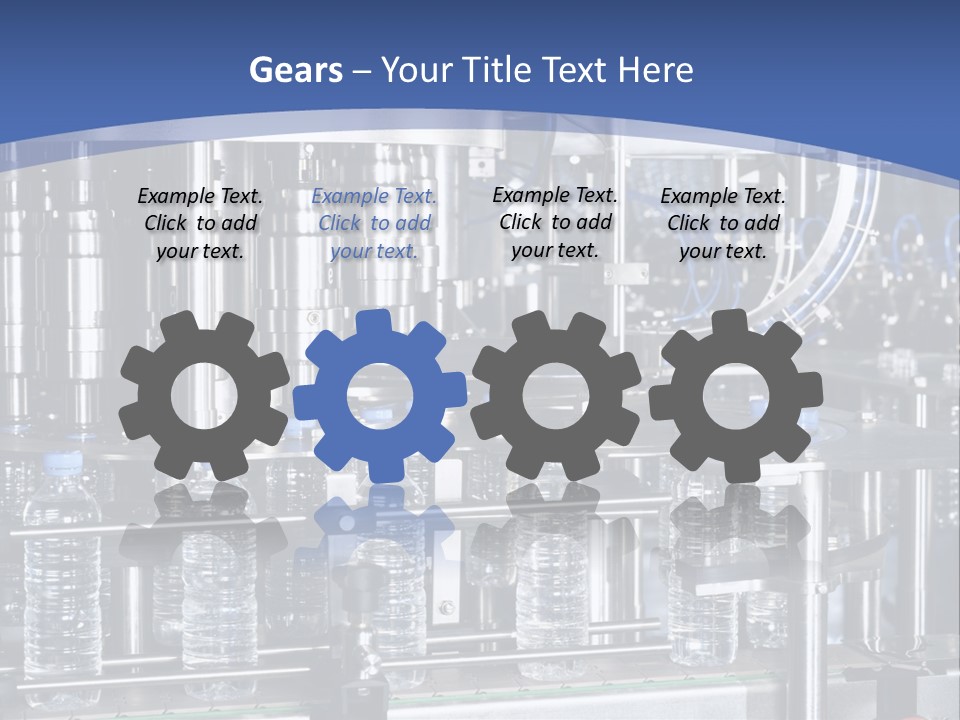 Transportation Bottle Photography PowerPoint Template