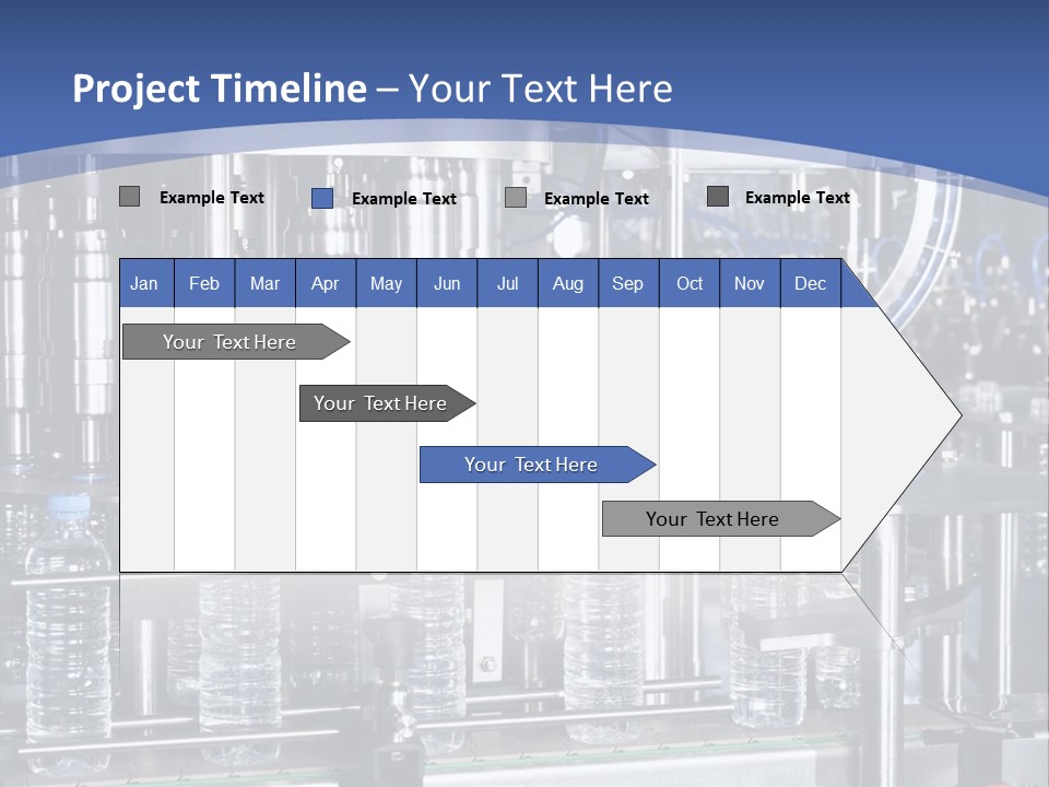 Transportation Bottle Photography PowerPoint Template