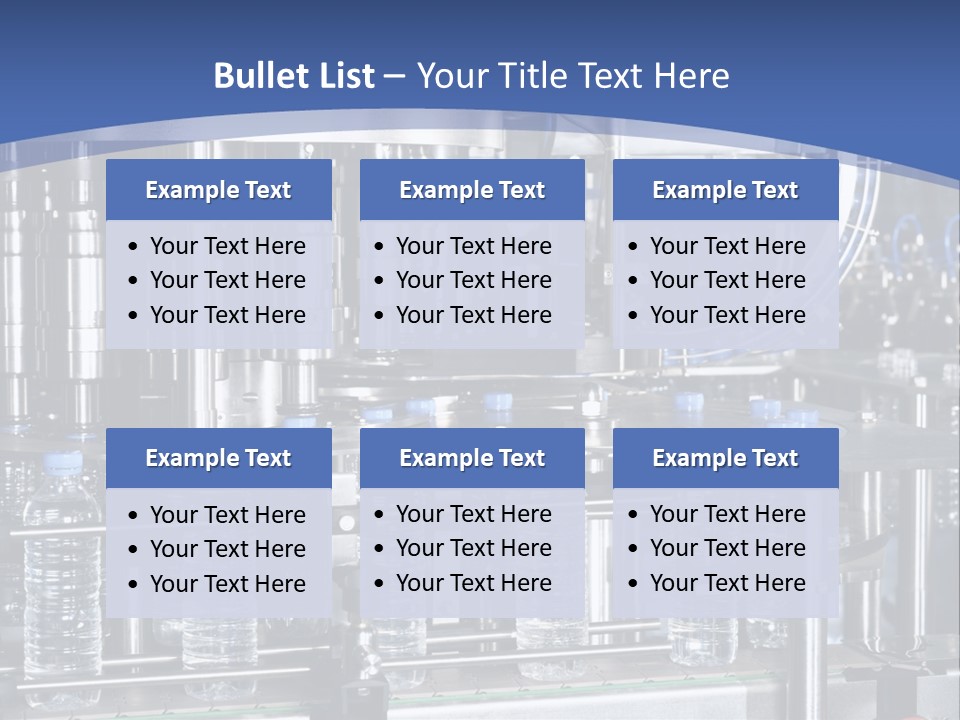 Transportation Bottle Photography PowerPoint Template
