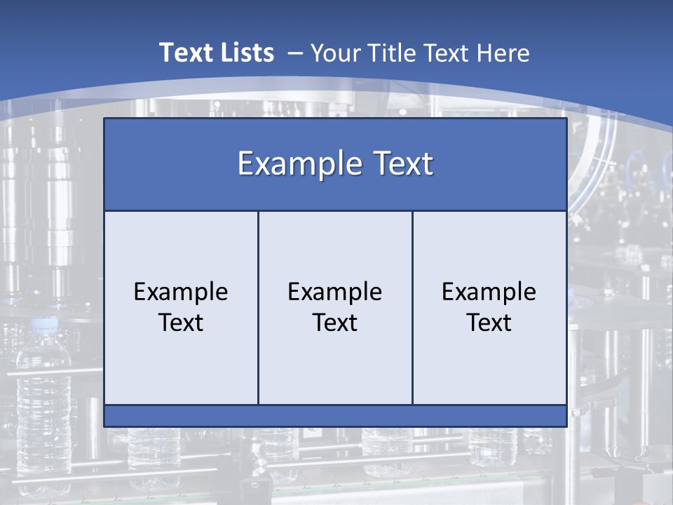 Transportation Bottle Photography PowerPoint Template