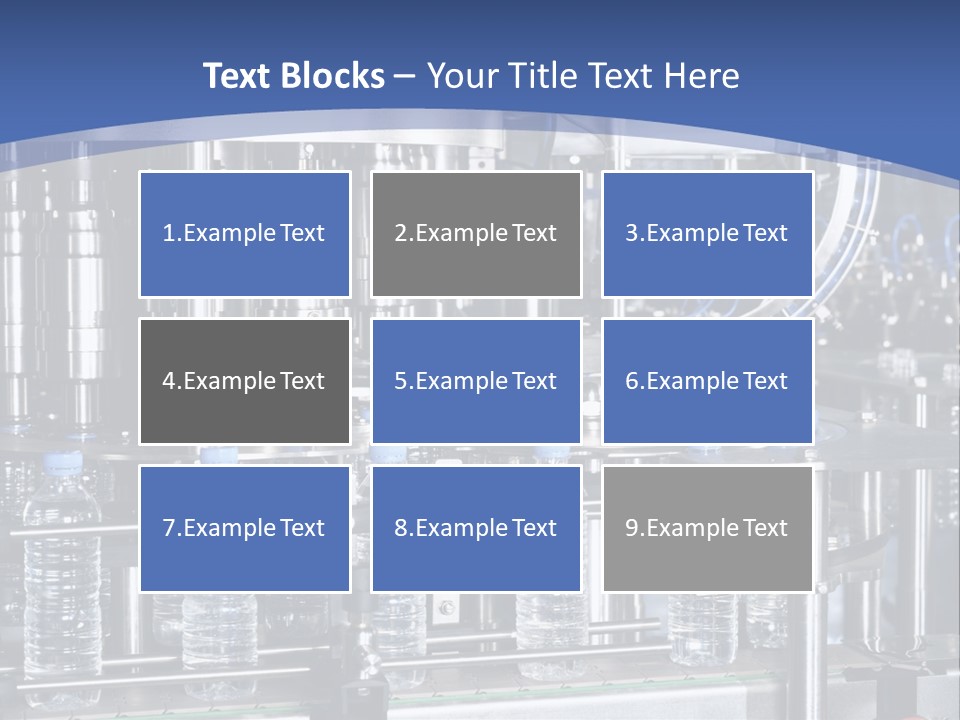 Transportation Bottle Photography PowerPoint Template