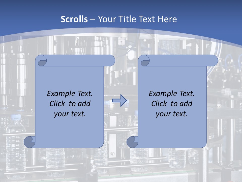 Transportation Bottle Photography PowerPoint Template