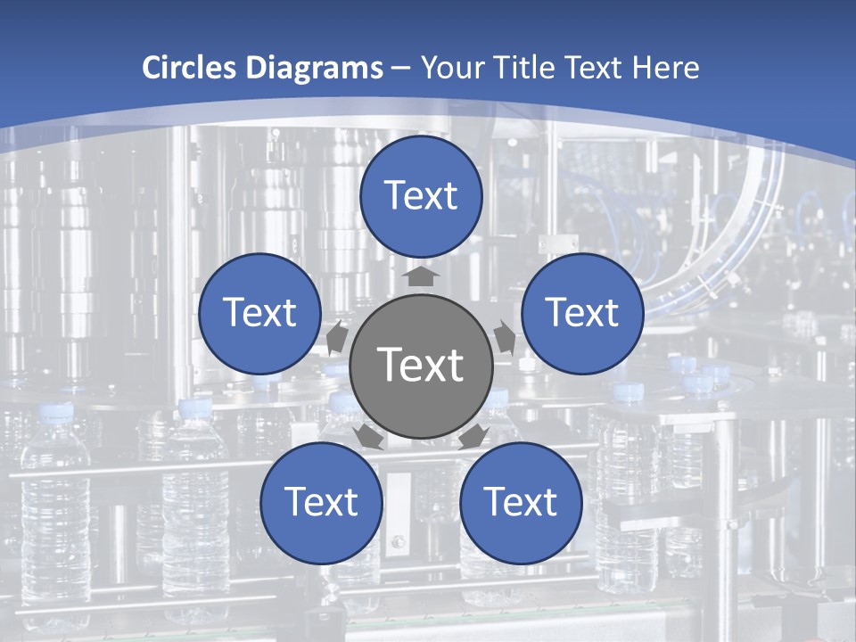 Transportation Bottle Photography PowerPoint Template
