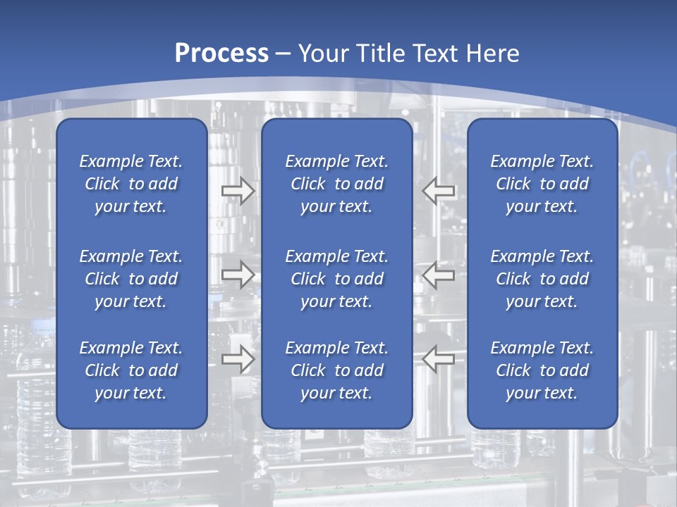 Transportation Bottle Photography PowerPoint Template