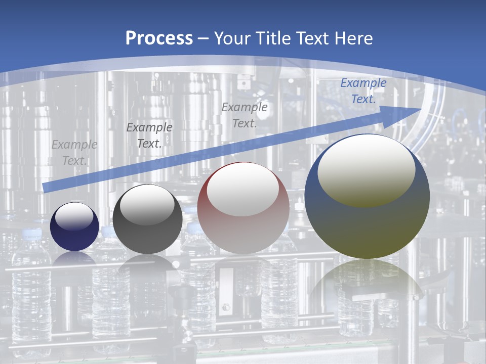 Transportation Bottle Photography PowerPoint Template