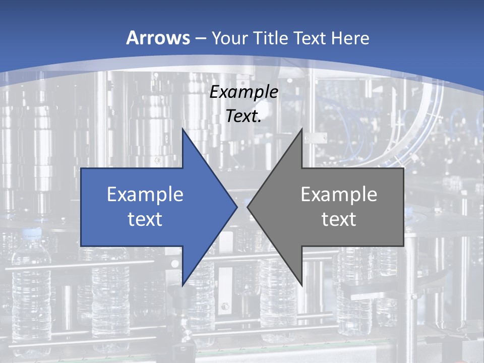 Transportation Bottle Photography PowerPoint Template