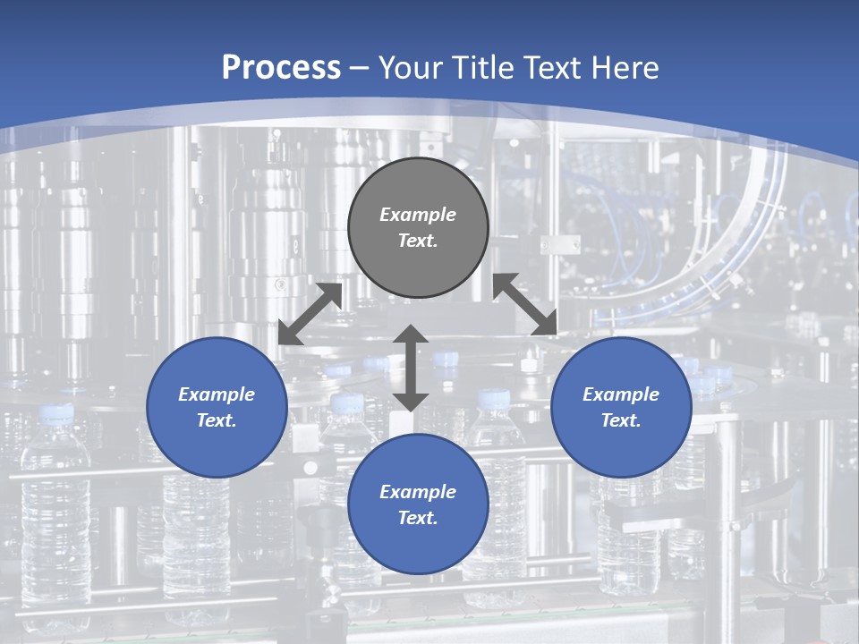 Transportation Bottle Photography PowerPoint Template