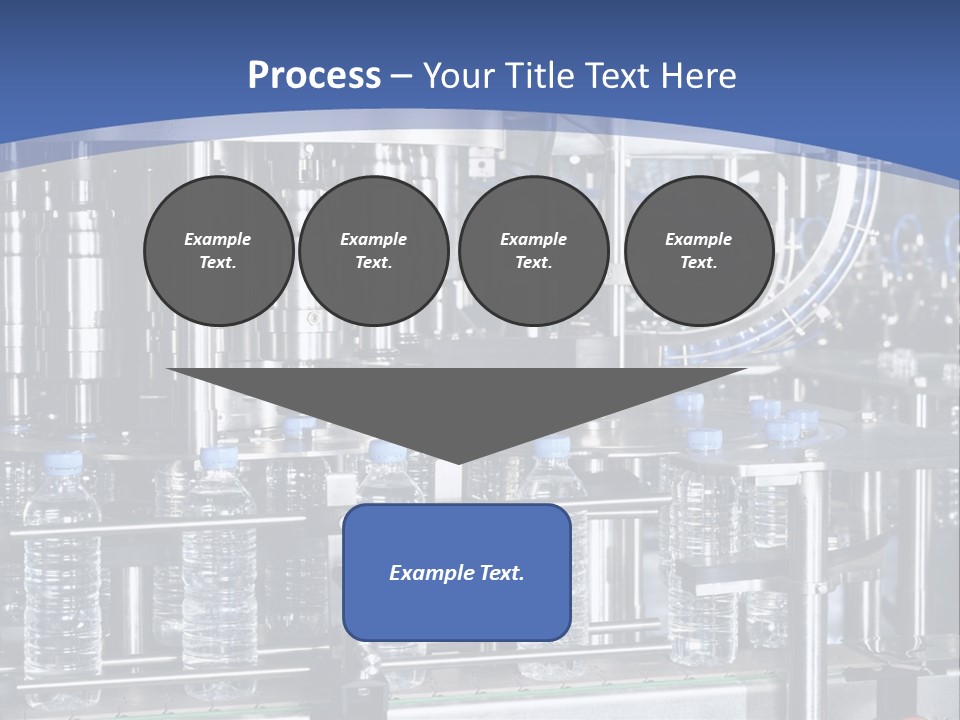 Transportation Bottle Photography PowerPoint Template