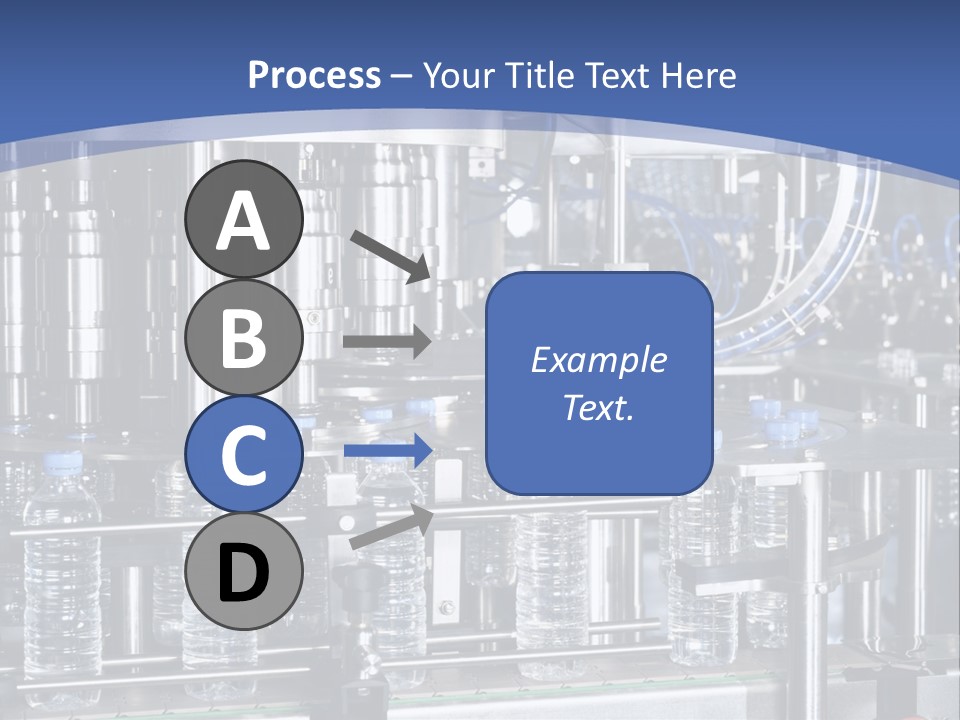 Transportation Bottle Photography PowerPoint Template