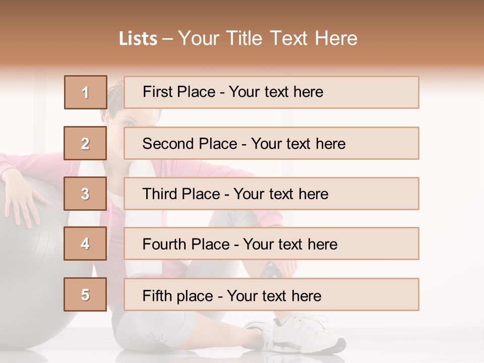 Sport Healthy Smiling PowerPoint Template
