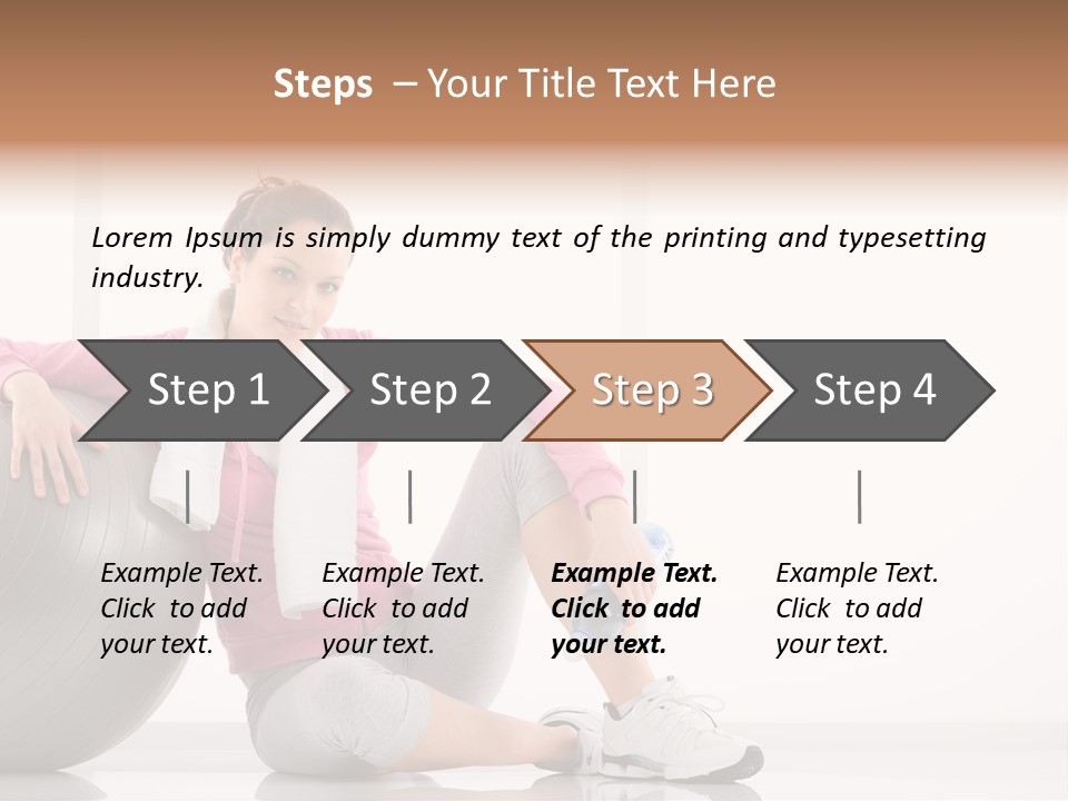 Sport Healthy Smiling PowerPoint Template