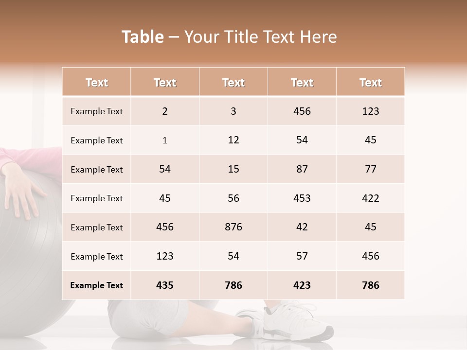 Sport Healthy Smiling PowerPoint Template