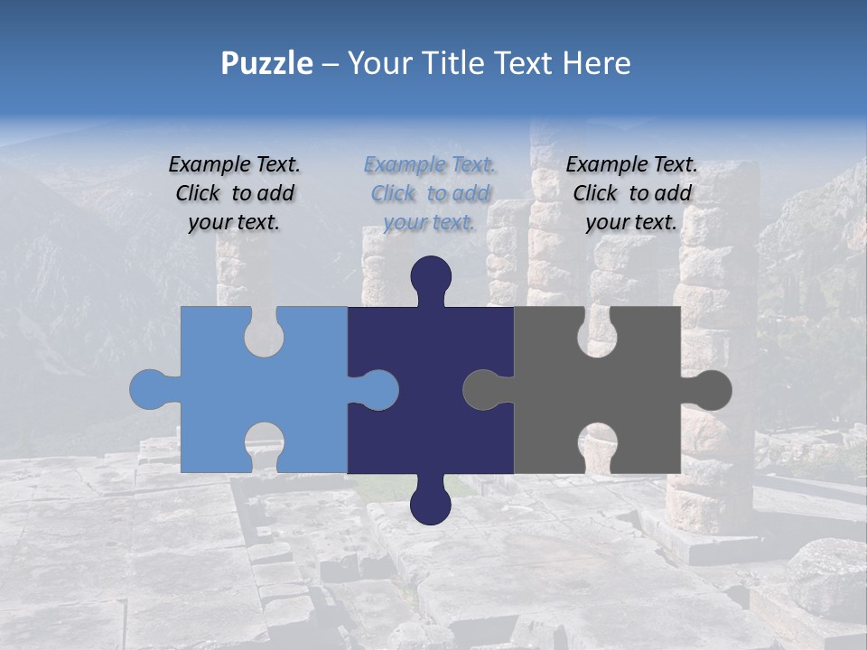 Rocky Site Monument PowerPoint Template