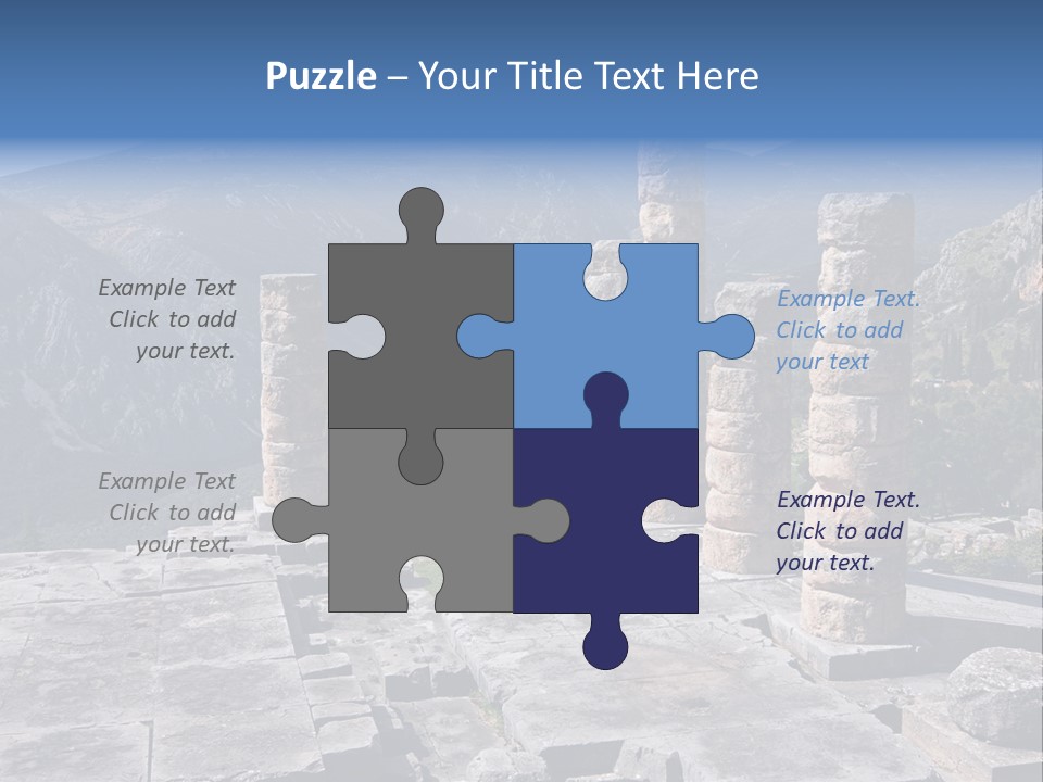 Rocky Site Monument PowerPoint Template