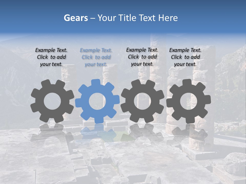 Rocky Site Monument PowerPoint Template