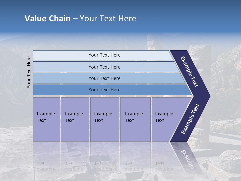 Rocky Site Monument PowerPoint Template