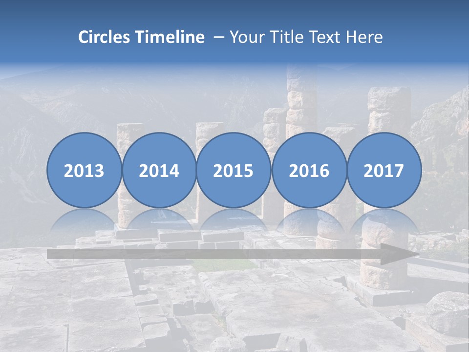 Rocky Site Monument PowerPoint Template