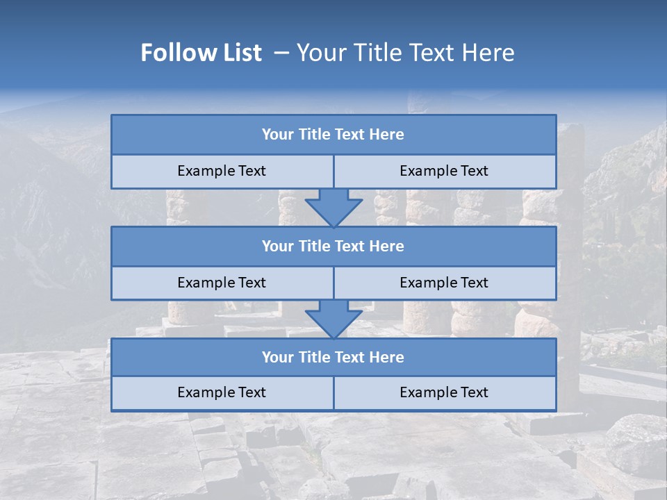 Rocky Site Monument PowerPoint Template